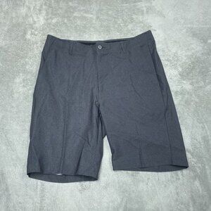 Pebble Beach Mens Performance Golf Shorts Size 32 Charcoal Gray 6973